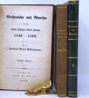 Lot 2059, Auction  123, Eckermann, Johann Peter, Gespräche mit Goethe