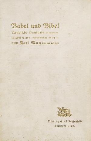 Los 2100 - May, Karl - Babel und Bibel. OLeinen - 0 - thumb