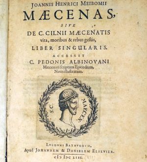 Los 2101 - Meibom, Johann Heinrich - Maecenas - 0 - thumb