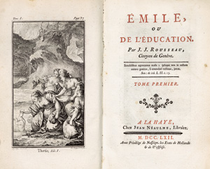 Los 2123 - Rousseau, Jean-Jacques - Émile, ou de l'éducation - 0 - thumb