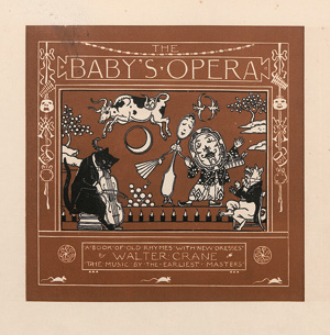 Los 2204 - Crane, Walter - Picture Book. Comprising: The Baby's Opera, The Baby's Bouquet, and The Baby's Own Aesop - 0 - thumb