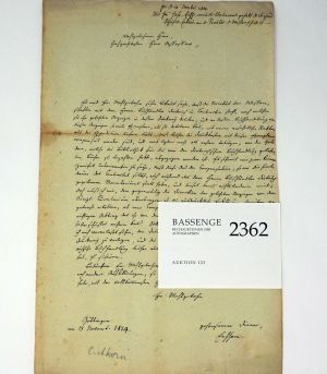 Los 2362 - Eichhorn, Johann Gottfried - Brief 1814 über die Göttinger "Gelehrten Anzeigen" - 0 - thumb