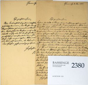 Los 2380 - Bismarcks Vertraute - Konvolut Briefe - 0 - thumb