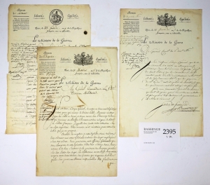Los 2395 - Bernadotte, Jean Baptiste und  - 3 Briefe - 3 - thumb
