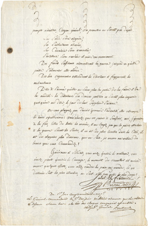 Lot 2395, Auction  123, Bernadotte, Jean Baptiste und , 3 Briefe