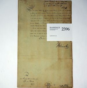Los 2396 - Blücher, Gebhard Leberecht Fürst - Brief an Graf Yorck von Wartenburg - 0 - thumb