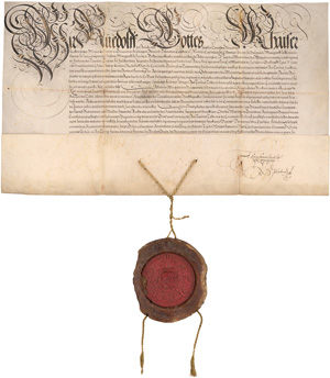 Los 2400 - Rudolf II., röm.-dt. Kaiser - Urkunde 1610 - 0 - thumb