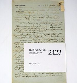 Los 2423 - Percier, Charles - Brief 1821 - 0 - thumb