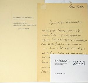 Los 2444 - Komponisten und Dirigenten - 31 Briefe und Karten - 0 - thumb