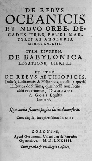 Los 2476 - Anghiera, Petrus Martyr von - De rebus oceanicis  - 0 - thumb