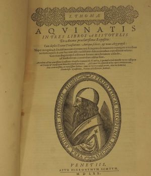 Los 2483 - Thomas von Aquin und Aristoteles - In tres libros Aristotelis  - 0 - thumb