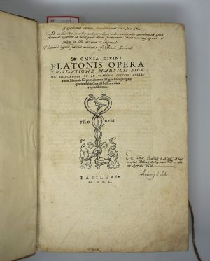 Los 2577 - Platon - Omnia divini Platonis Opera  - 5 - thumb