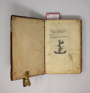 Los 2587 - Quintilianus, Marcus Fabius - Institutionum oratoriarum libri xii diligentibus recogniti. Venedig, Aldus, 1522  - 2 - thumb