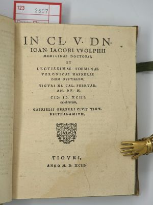 Los 2607 - Theologische Schriften - in lateinischer Sprache aus Deutschland und der Schweiz. Sammelband mit 24 Drucken - 23 - thumb