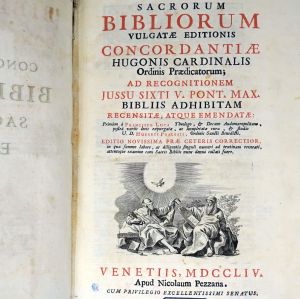 Lot 2626, Auction  123, Hugo, von Saint-Cher und Lucas, Franciscus, Sacrorum Bibliorum 
