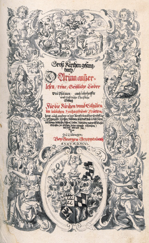 Lot 2642, Auction  123, Groß Kirchen-Gesang-Buch, Darinn außerlesen, reine, geistliche Lieder