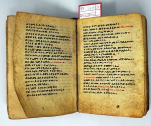 Los 2687 - Äthiopisches Gebetbuch - Ge'ez-Handschrift in roter und schwarzer Schrift auf Pergament.  - 5 - thumb