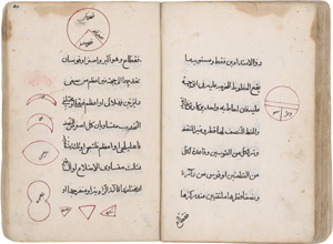 Lot 2691, Auction  123, Al-Jabr, Hisab al-dschabr wa-l-muqabala (arabice: Das kurzgefasste Buch über die Rechenverfahren).