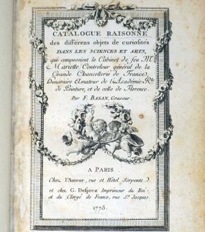 Los 2712 - Basan, Pierre-François - Catalogue raisonné des différens objets de curiosités dans les sciences et arts - 0 - thumb