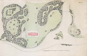 Lot 2760, Auction  123, Mansa, Johan Ludvig, Plane zu Garten-Anlagen im englischen Geschmack