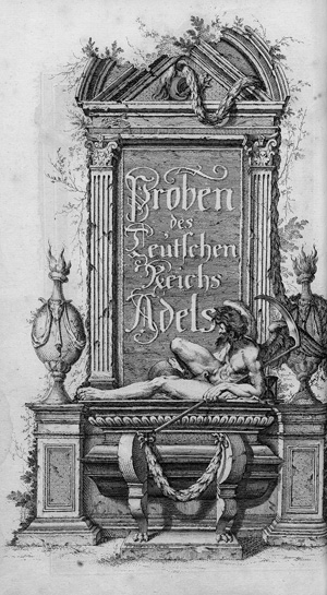 Lot 2771, Auction  123, Salver, Johann Octavian, Proben des hohen Teutschen Reichs Adels 