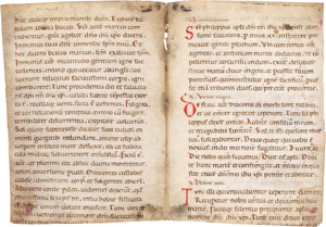 Lot 2812, Auction  123, Lateinisches Lektionar, Lesungen zu den Festtagen der Heiligen. Lateinische Handschrifte auf Pergament