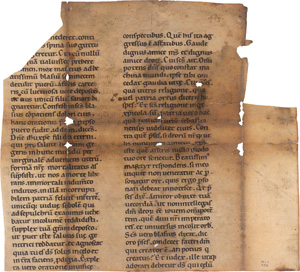 Los 2815 - Vita Sancti Blasii - Einzelblatt einer lateinische Handschrift auf Pergament. 1 Fragmentbl.  - 0 - thumb