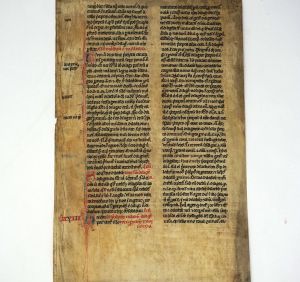Lot 2831, Auction  123, Petrus Lombardus,  Sententia. Lateinische Handschrift auf Pergament