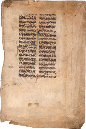 Lot 2835, Auction  123, Gregorius IX. Papa, Decretalia. Lateinische Handschrift auf Pergament. 