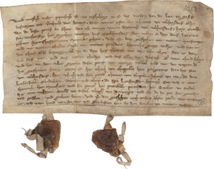 Los 2848 - Volckensdorff - Urkunde in deutscher Schrift auf Pergament - 0 - thumb
