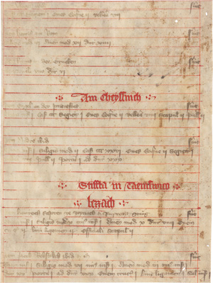 Los 2862 - Gültbuch - Gültbuch. Fragment einer deutschen Handschrift auf Pergament. 2 Fragmentbl. - 0 - thumb