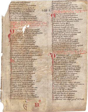 Los 2875 - Vita beatae Mariae virginis -  Fragment einer lateinischen Handschrift auf Pergament - 0 - thumb
