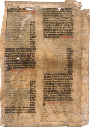 Lot 2891, Auction  123, Chronik der Kaiser, des Heiligen Römischen Reichs. Fragment blatt