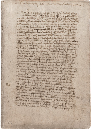 Los 2896 - Confirmatio Clerici Leodii - Bestätigung der Rechte des Clerus eines Klosters zu Lüttich - 0 - thumb