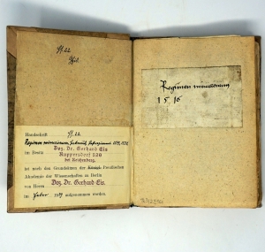 Los 2914 - Asanger Aderlassbüchlein - Deutsche Handschrift auf Papier. 2 Traktate in 1 Band.  - 1 - thumb