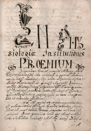 Lot 2948, Auction  123, "Institutionum medicarum", und "In Physiologiae Institutiones". Lateinische Handschrift auf Papier. 