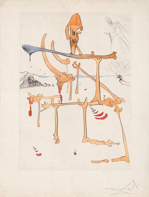Los 3085 - Dalí, Salvador - 4 kolorierte Original-Kaltnadelradierungen - 2 - thumb