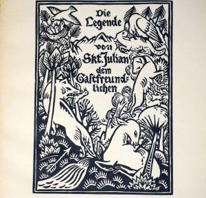 Lot 3119, Auction  123, Flaubert, Gustave und Unold, Max - Illustr., Die Legende von Sankt Julian dem Gastfreundlichen. Mit Holzschnitten von M. Unold