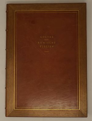 Lot 3140, Auction  123, Goethe, Johann Wolfgang von und Berg, Yngve, Römische Elegien