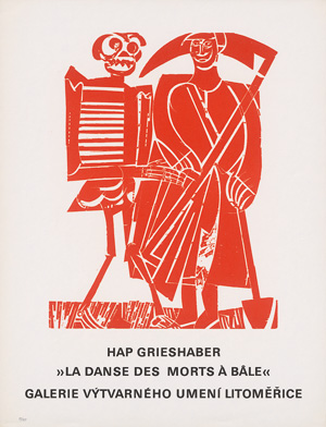 Los 3157 - Grieshaber, HAP - Zwanzig Plakate zum Basler Totentanz - 0 - thumb