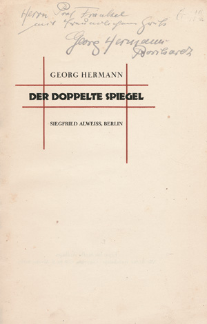 Los 3188 - Hermann, Georg - 25 Werke des Autoren, davon 20 in Erstausgaben - 0 - thumb