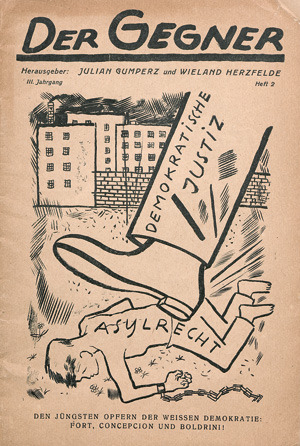 Los 3413 - Gegner, Der - III. Jahrgang, 1922, Heft 2 - 0 - thumb