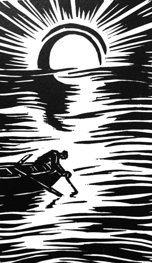 Los 3565 - Hemingway, Ernest und Masereel, Frans - Illustr. - Der alte Mann und das Meer - 8 - thumb