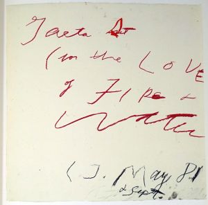 Lot 3704, Auction  123, Paz, Octavio und Twombly, Cy, Eight Poems, ten Drawings