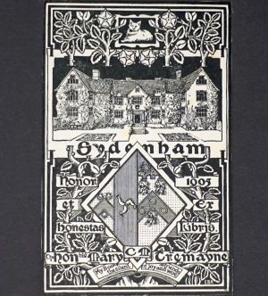 Los 3811 - Ungarische Exlibris - Konvolut von 180 auf schwarzem Karton montierten Holzschnitten, Lithographien oder Abbildungen - 0 - thumb