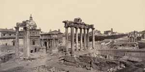 Los 4007 - Anderson, James - Panoramic view of the Forum Romanum with St. Peter's Basilica and the Temple of Saturn - 0 - thumb