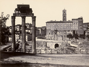 Los 4008 - Anderson, James - Views to the Capitol Hill from the Forum Romanum, the Temple of Castor and Pollux in the foreground - 0 - thumb
