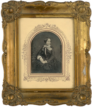 Los 4026 - Daguerreotype - Portrait of a finely dressed woman - 1 - thumb