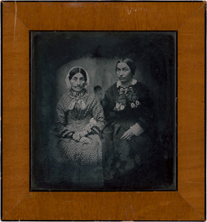 Los 4028 - Daguerreotype - Portrait of a mother and daughter - 0 - thumb
