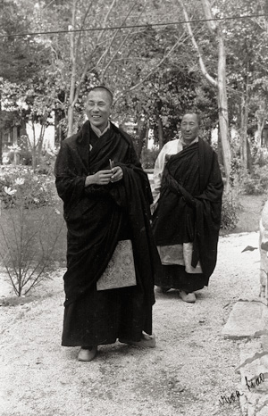 Lot 4294, Auction  123, Siao, Eva, The 14th Dalai Lama (Tenzin Gyatso) in Norbulingka Park, Lhasa